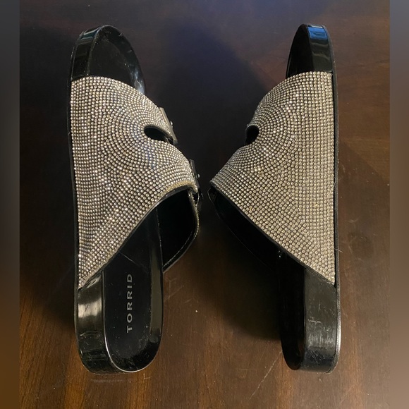 Torrid Rhinestone Jelly Slides - Picture 6 of 7